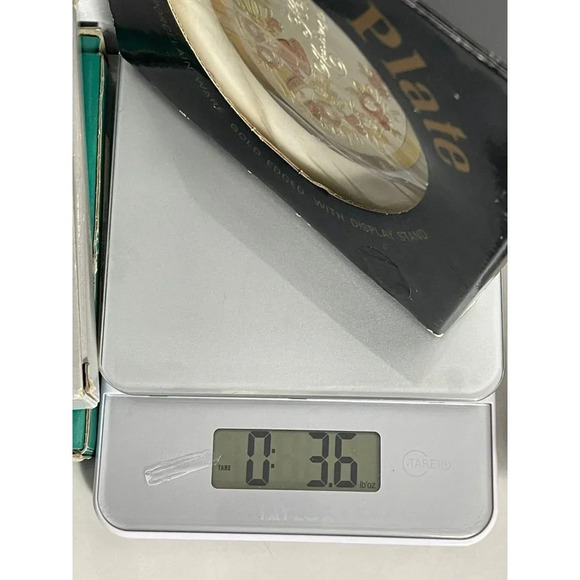 Chokin Plate Samurai Warriors Horseback Plates Gold Plated Display Stand 6" - Picture 10 of 10